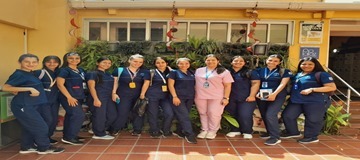 Visita de los estudiantes de terapia ocupacional
